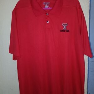 Champion Red Polo Shirt - Texas Tech